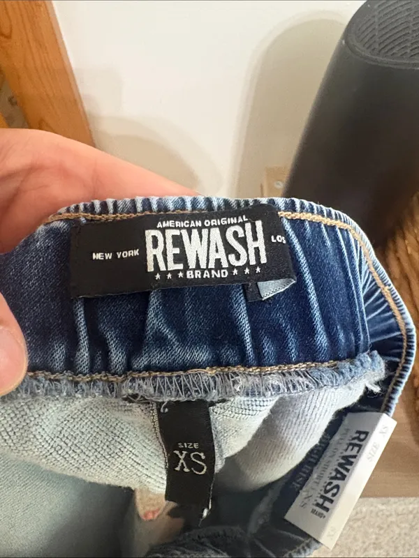 Rewash Size XS Pull-On Denim Shorts New With Tags - Image 5