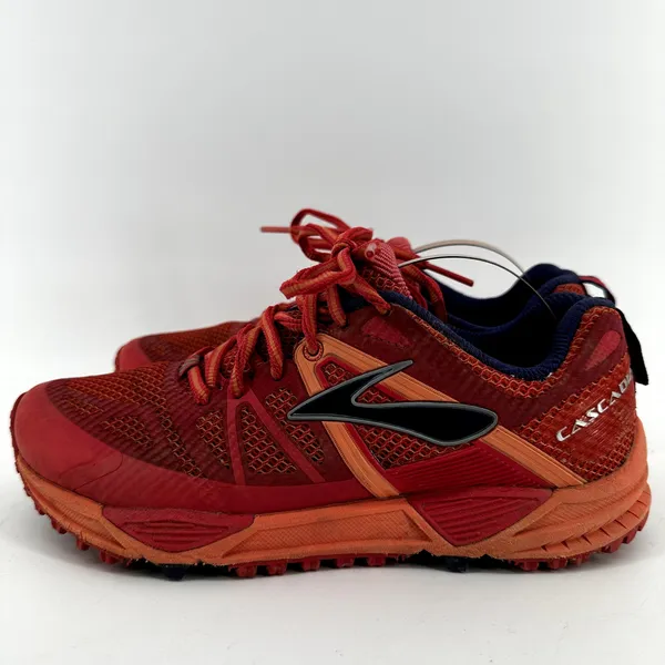 Brooks Cascadia 10 Trail Running Shoes BioMoGo DNA Flamingo Creamsicle 6 - Image 4
