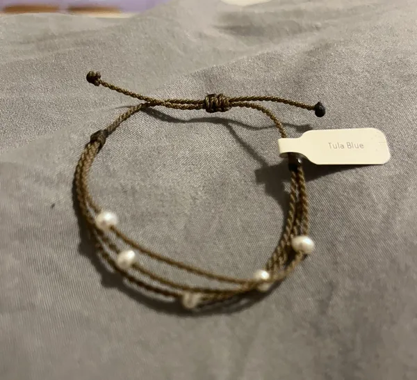 Tula Blue Freshwater Pearl Riptide Bracelet - Image 3
