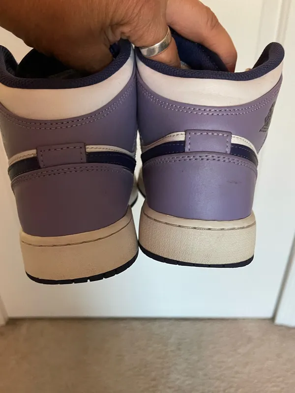 Nike Jordan 1 Mid Blueberry Youth Size 6.5 Women’s Size 8 - Image 6