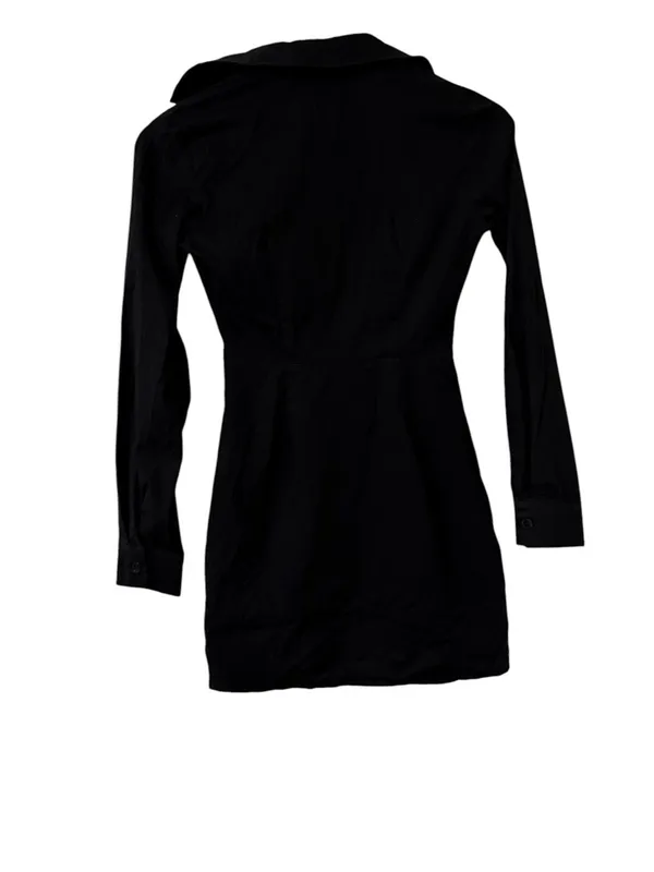 REVOLVE x Superdown Colette Ruched Button Up Long Sleeve Mini Dress - Image 8