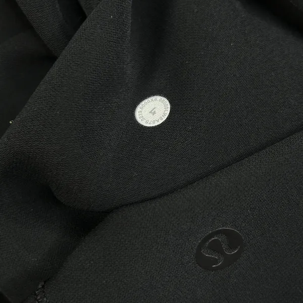 Lululemon On the Fly Skirt BlackWoven Drawstring Travel Casual Mini Skirt Size 4 - Image 3