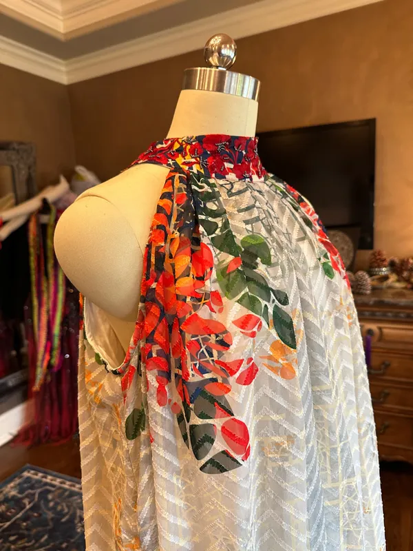 Maxi Floral Cute Dress Multiple Size L - Image 2
