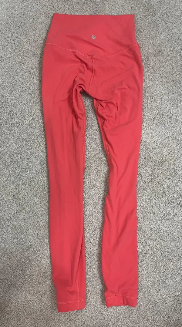 Lululemon Align Coral Pink Leggings 28” - Image 3