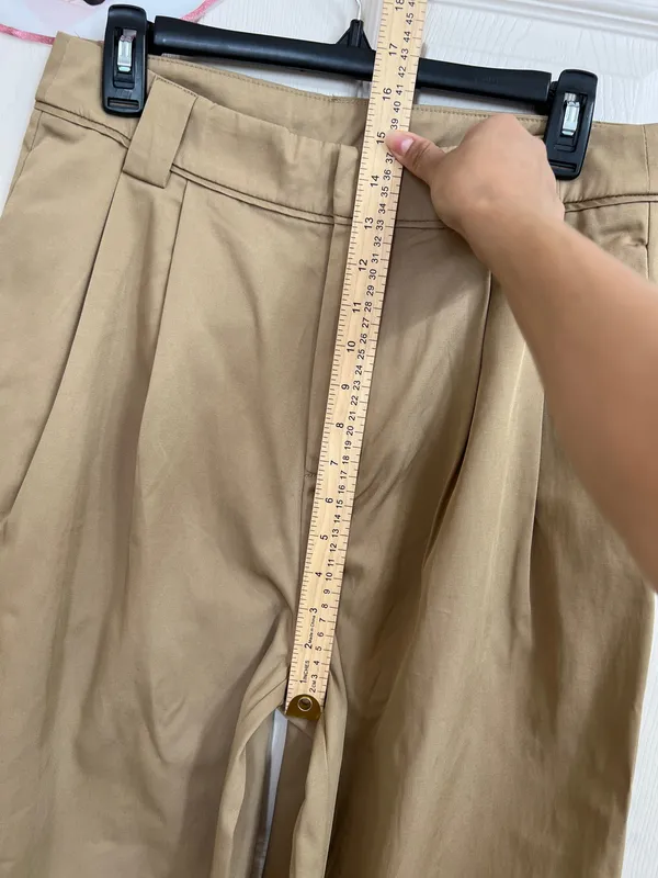Commence women’s tan wide leg size L - Image 4