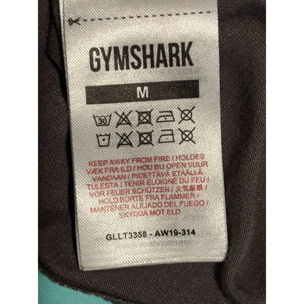GymShark Open Back Ark Long Sleeve Shirt Women’s Medium Athletic Gray Top - Image 10