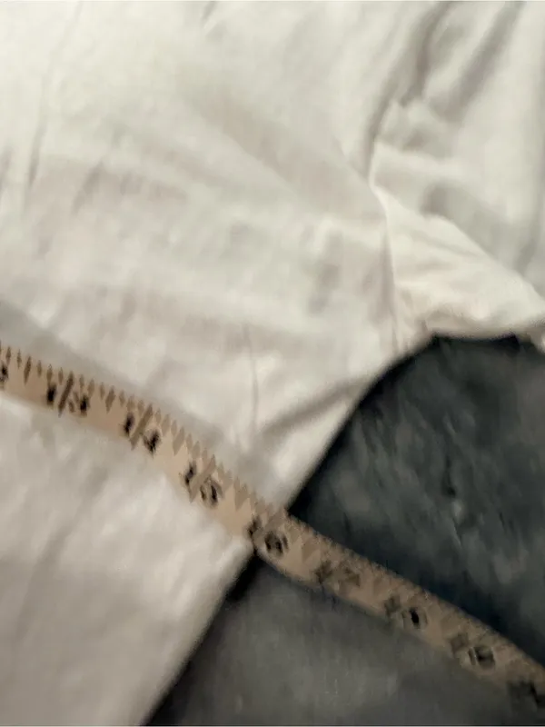 NWOT Madewell Size S White V Neck Short Sleeve Lightweight Slub Cotton Top - Image 7