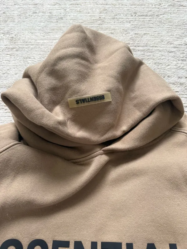 ESSENTIALS Hoodie in Brown (Size Large) - Image 5