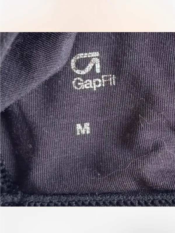 GapFit Breathe Low Support Strappy Sports Bra Black Lululemon Inspo M - Image 5