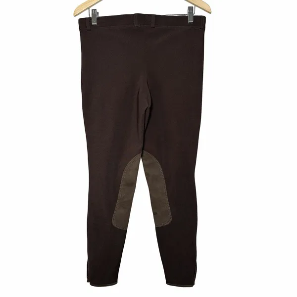 EquiStar Equi Tuff Womens 32 Brown Riding Breeches Knee Patch Equestrian - Image 2