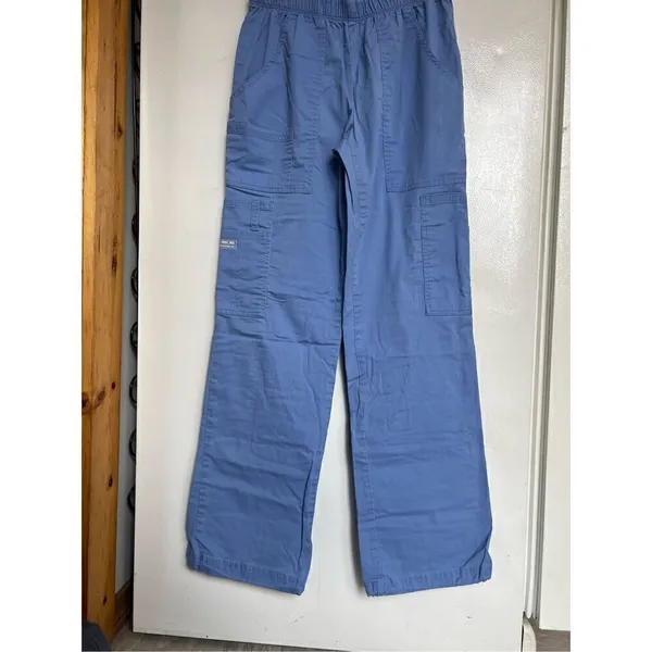 Cherokee Workwear Blue Scrub Pants Woman’s Size XS - Image 2