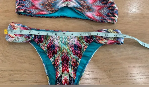 PILYQ reversible bikini set multicolor size small - Image 5