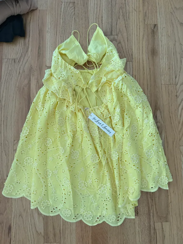 For Love And Lemons Natalia Mini Dress Large - Image 6