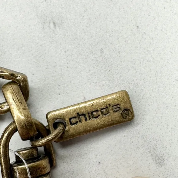 Chico's Free Spirit Gold Tone Chain Belt Medium/Large (M/L) ✨ - Image 15