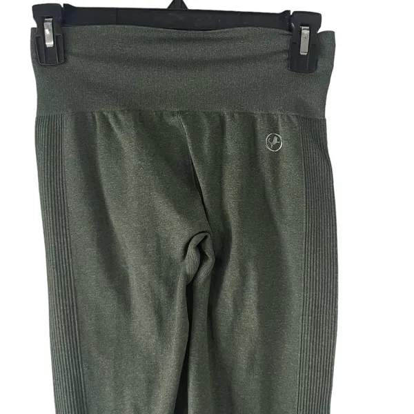 ABS2B Women's Size Medium Green Seamless Contoring Fitness‎ Leggings - Image 3