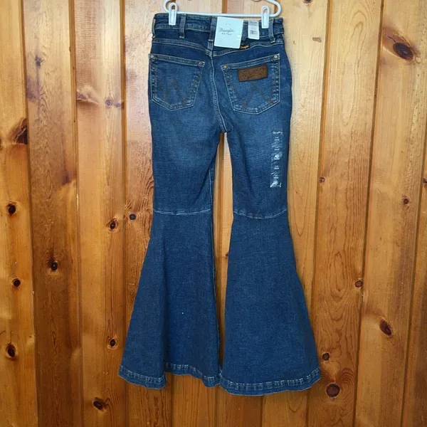 Wrangler retro women’s flare western jeans size 25X30 cowgirl rodeo jeans NWT - Image 5