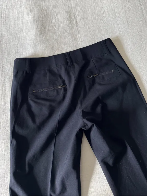 Tory Burch Eliza Navy Trouser Pants, size 2 - Image 13