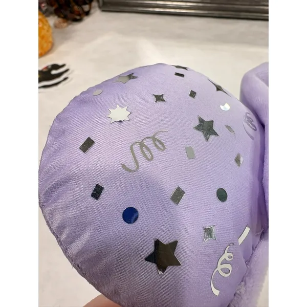 Disney 100th Anniversary Minnie Mouse Ears Lavender‎ Purple Silver Confetti Bow - Image 6
