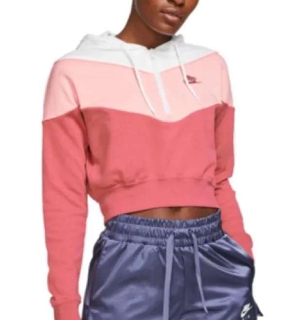 NIKE // Women's Sportswear Heritage Half-zip Hoodie - Image 2