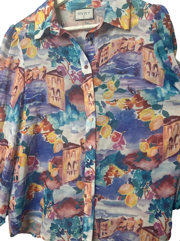 Runaway The Label Fleetwood Salerno Blouse Sz 6 - Image 3