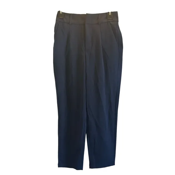 Halara navy blue stretch elastic waist work pants XS Petite comfy classic - Image 2