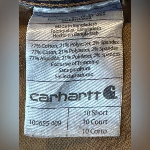 Women’s Carhartt Stretch Jeans Size 10 Short - Image 4