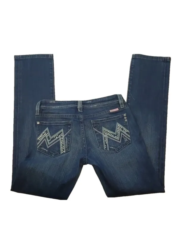 Miss me embroidered jeans size 27 - Image 2