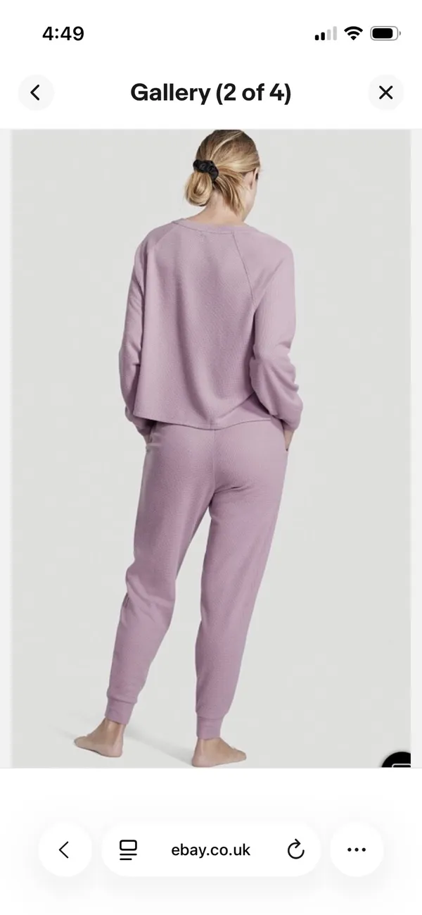 Glow Waffle Victoria's Secret Henley Jogger Set - Image 2