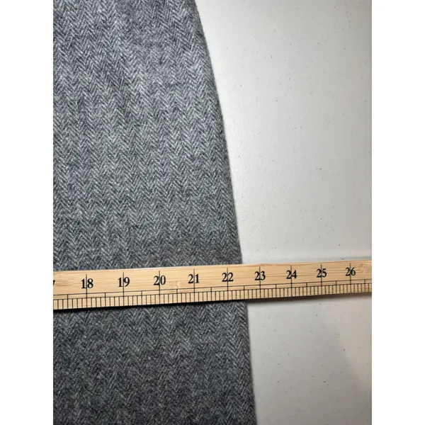 Talbots Gray‎ Herringbone Wool Blend Skirt 16P Petite Office Interview Lined - Image 7