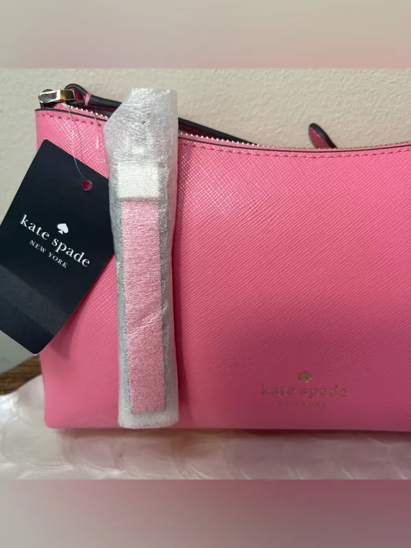Kate Spade Sadie Small‎ Crossbody Blossom Pink Saffiano Leather NWT - Image 4
