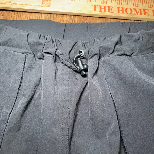 Stoic Desert Hiking Shorts Black Womens XL Zip Pocket Elastic Waist Activewear - Image 5