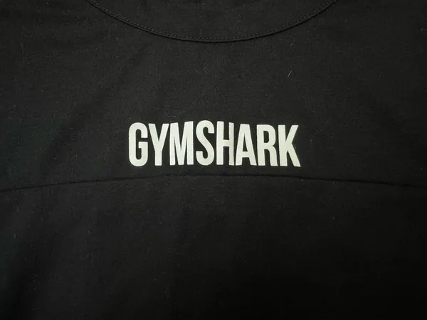 Gymshark Black Short Sleeve Athletic Tee Size Large - Image 2