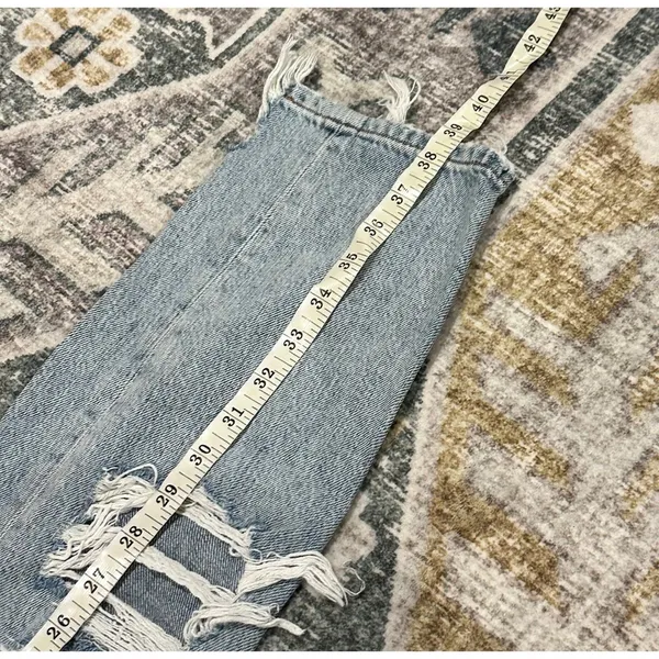 American Eagle Ripped Distressed Mom Jeans - Image 7