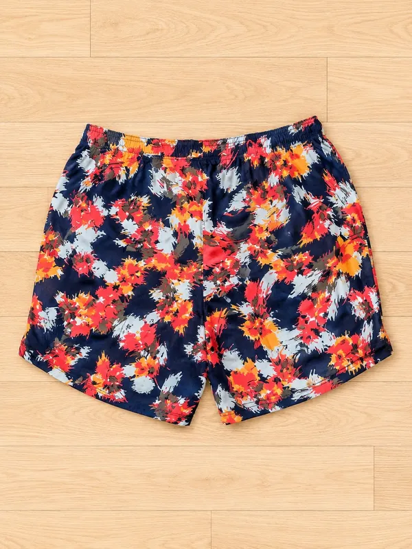Columbia Women's Walnut River Floral Print Athletic Shorts Nocturnal Typhoon - Image 2
