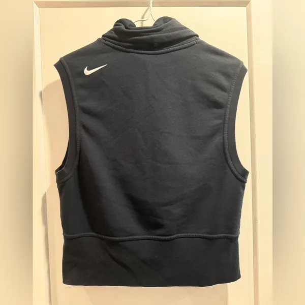 Nike Women’s Black Sleeveless‎ Hooded Vest Top Size M - Image 2