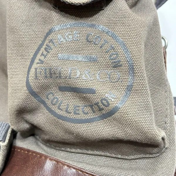 Vintage Cotton Field and Co Leeds UPS Embossed Rucksack Backpack - Image 8