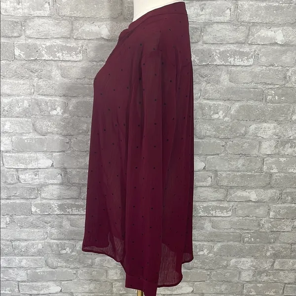 41 Hawthorne Women's Burgundy Button - Image 3