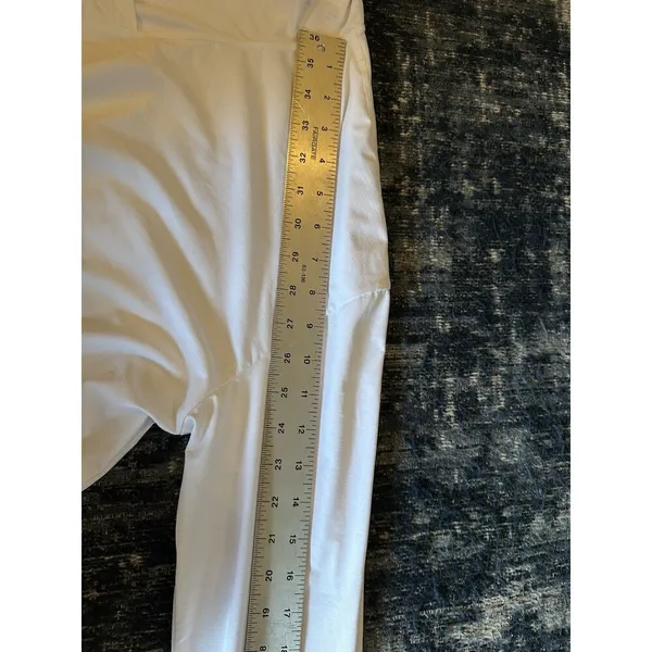 PrAna Eileen Long Sleeve Crop Hoodie Womens XL Stretch Lightweight Pocket White - Image 7
