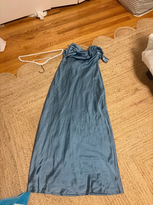 Showpo Strapless Maxi Cowl Back Charlita Dress - Image 3