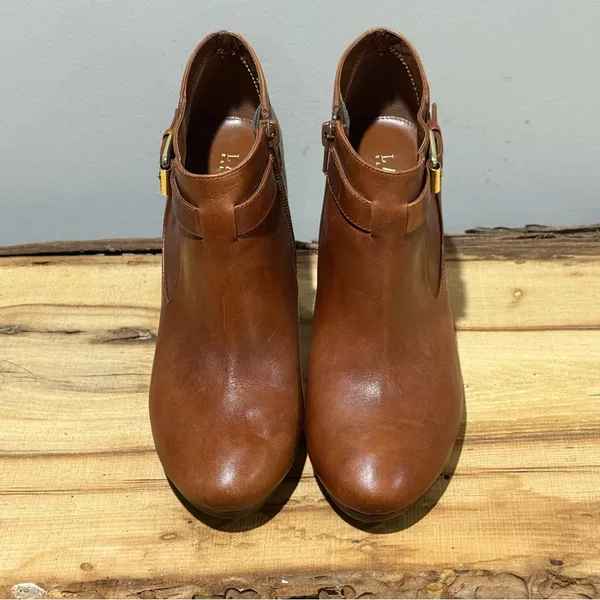Lauren Ralph Lauren‎ Maleah Leather Bootie size 7.5 B100 - Image 4