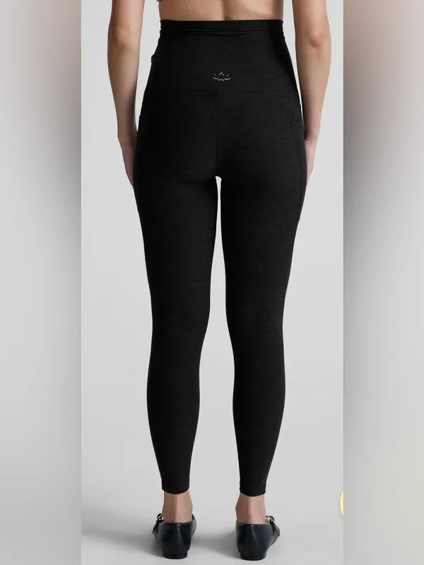 Beyond the bump Spacedye Love the Bump Maternity Pocket Midi Legging charcoal XS - Image 2