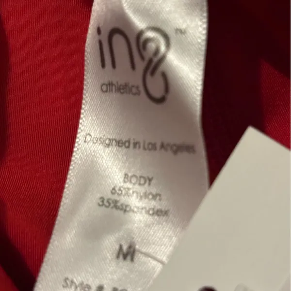 NWT Ing red athletic pants. Size‎ medium. - Image 7