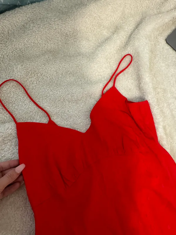 Red Midi Dress without tags - Image 12