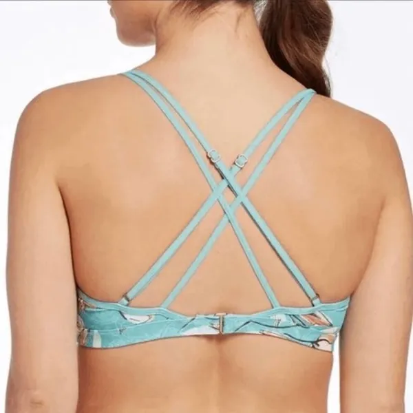 Calia By Carrie Underwood Ruched Purple Blackberry Cordial Swim‎ Top Small - Image 8