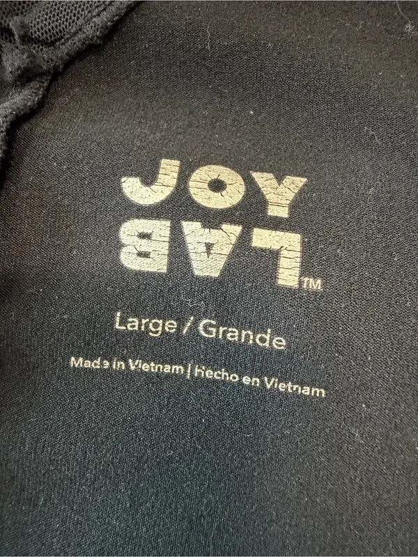 JoyLab black tank with mesh - Image 3