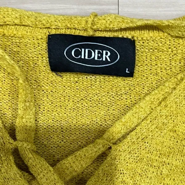 Cider Sedona Sunshine Wrap Long Sleeve Blouse Women’s Large - Image 4