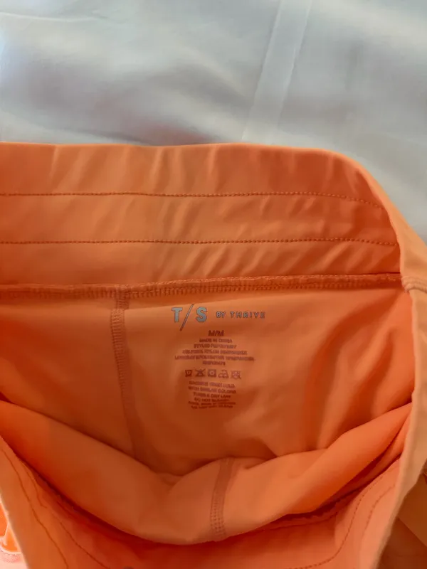 Orange Athletic Skirt Size M - Image 3