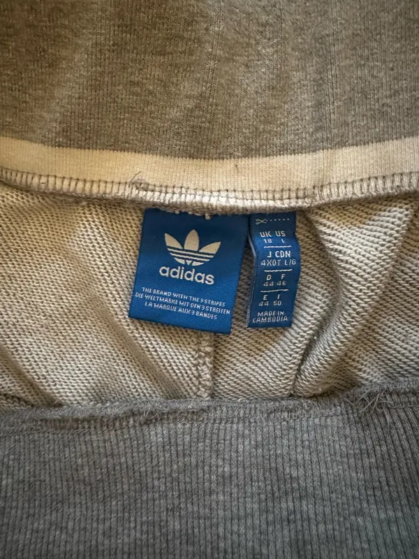 Adidas Gray 3-Stripe Men's Jogger Sweatpants - Image 3