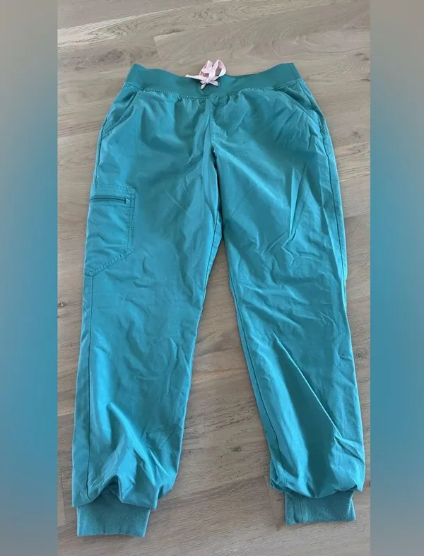 Figs Zamora Jogger Scrub Pants Eucalyptus green size medium - Image 2