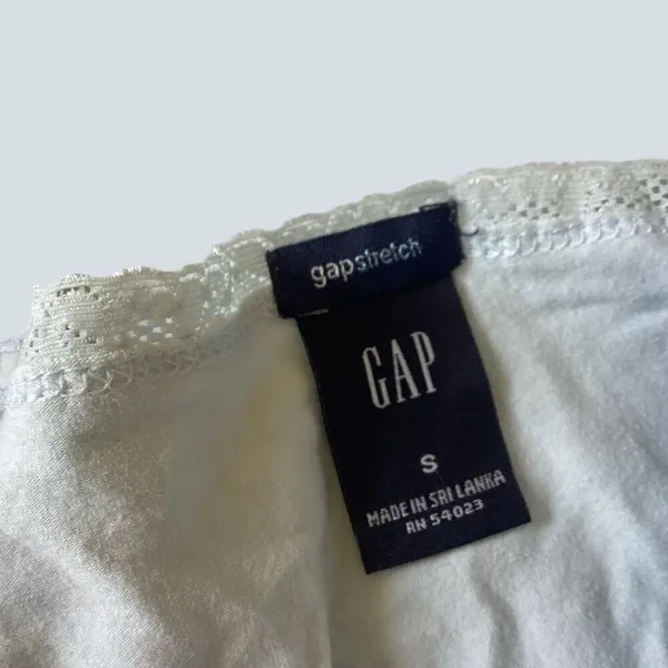 Gap Stretch Lace Trim Cami with Back Tie - Image 5